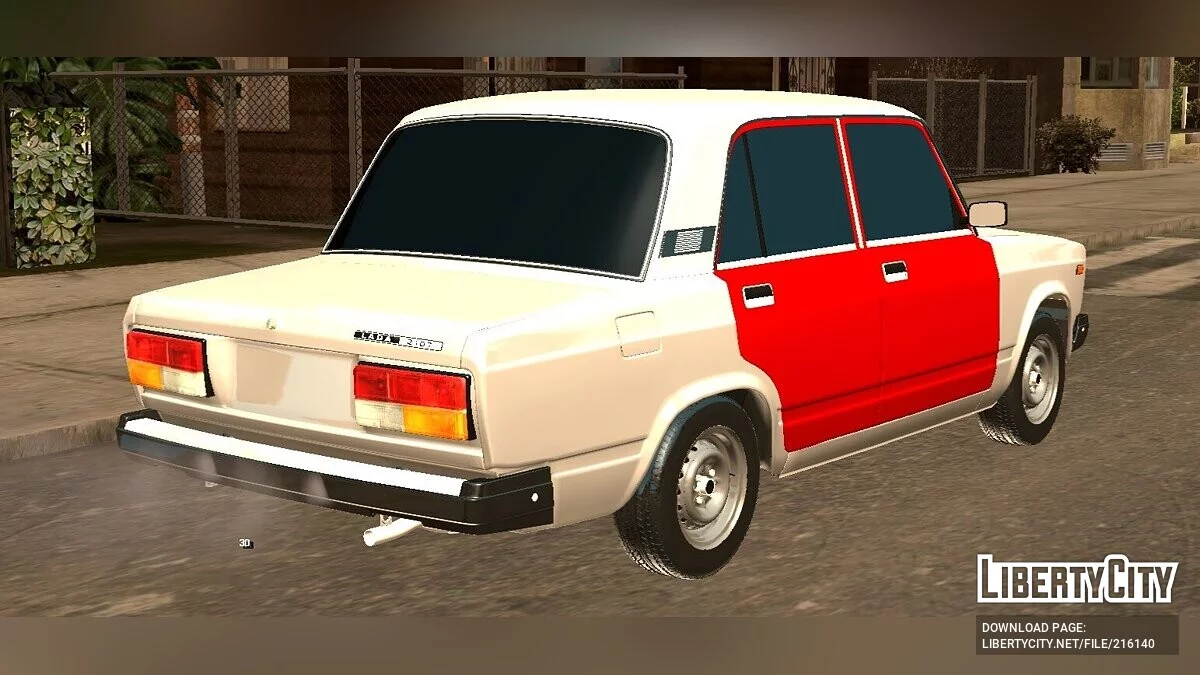 VAZ 2107 Sans numéro / GTA San Andreas (iOS, Android)