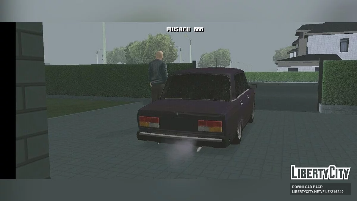 VAZ 2107 Dipukuli / GTA San Andreas (iOS, Android)
