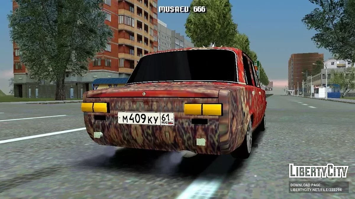 ВАЗ 2101 Estilo Kolkhoz / GTA San Andreas (iOS, Android)