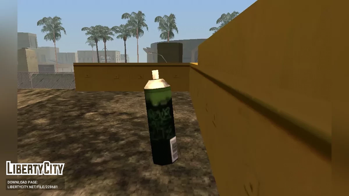 Nowa tekstura sprayu / GTA San Andreas (iOS, Android)