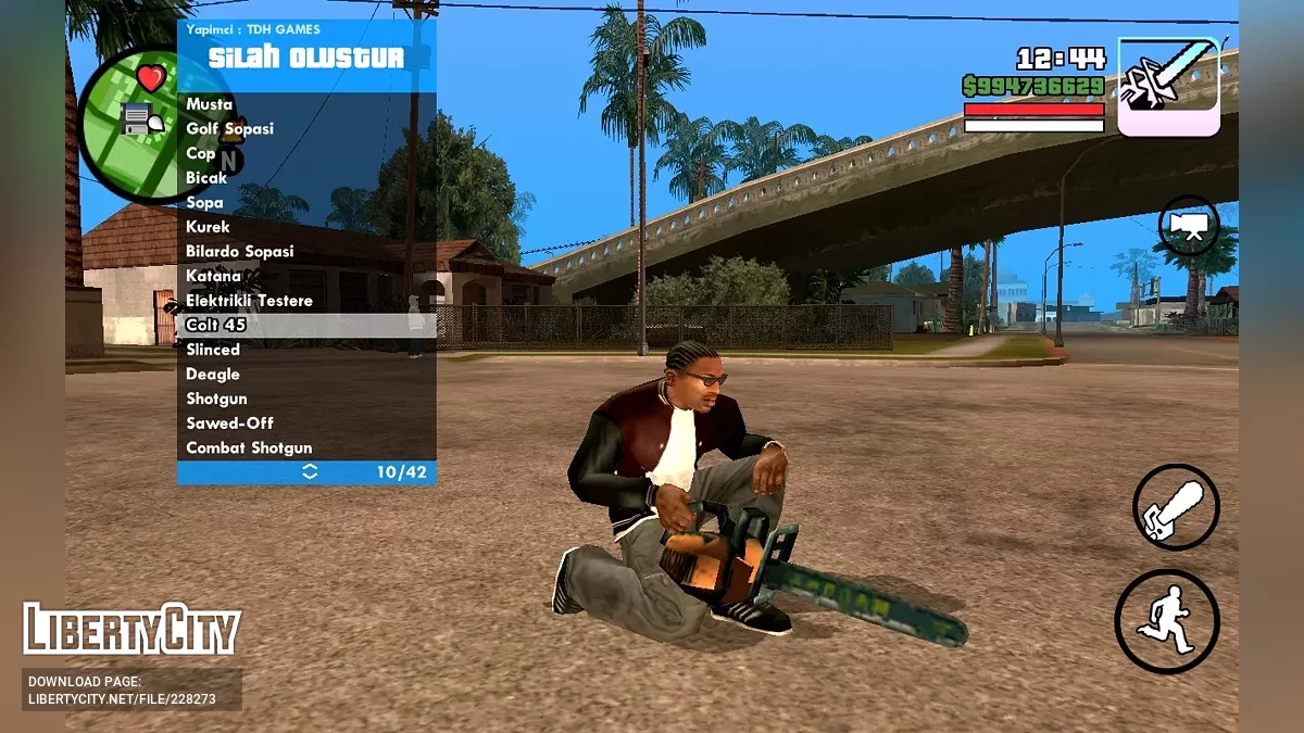 来自GTA维斯城的武器包 / GTA San Andreas (iOS, Android)