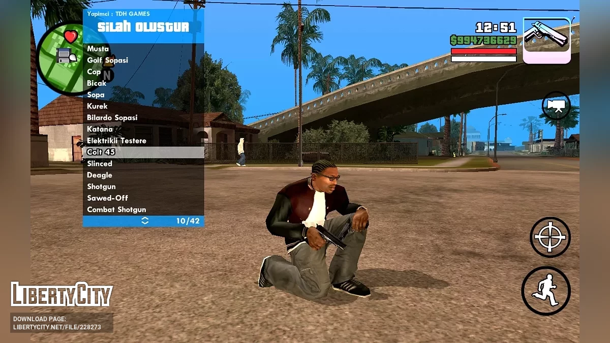 来自GTA维斯城的武器包 / GTA San Andreas (iOS, Android)