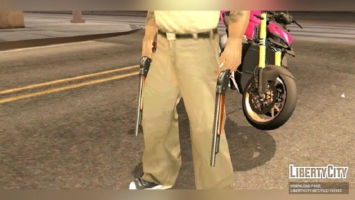M1887 from Free Fire / GTA San Andreas (iOS, Android)