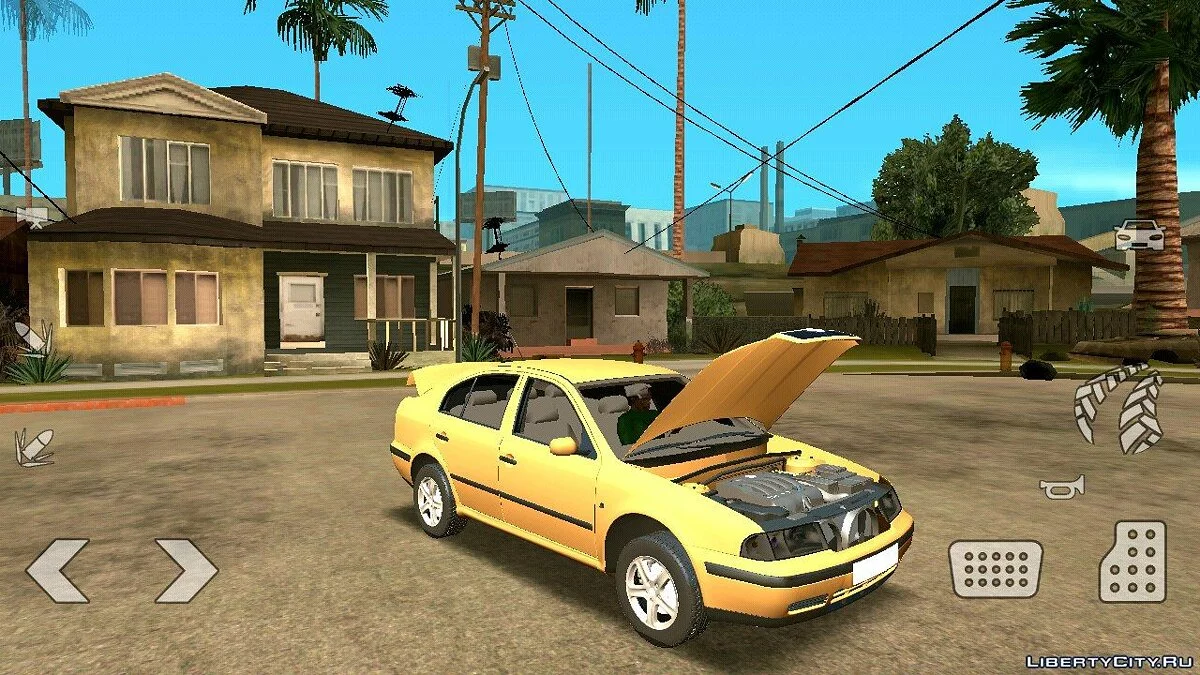 سكودا أوكتافيا (DFF فقط) / GTA سان أندرياس (iOS، أندرويد)