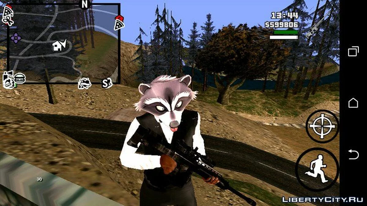 Rifle pesado de GTA 5 / GTA San Andreas (iOS, Android)