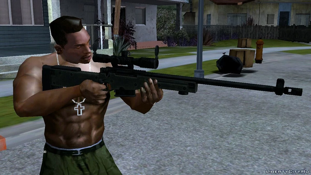 Снайперська гвинтівка L96 / GTA San Andreas (iOS, Android)
