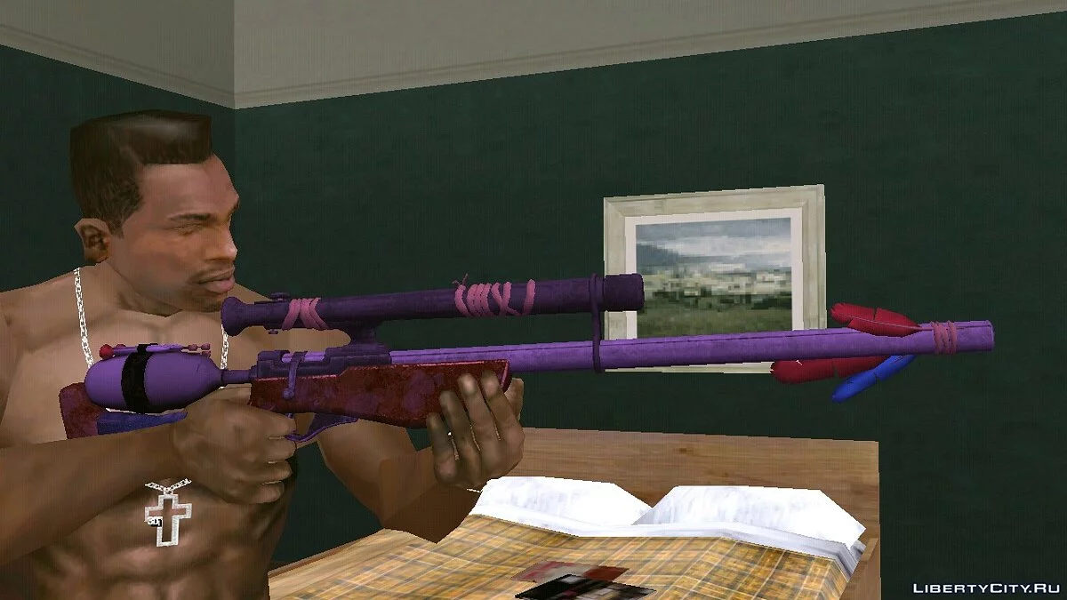 Стилізований Dart Sniper / GTA San Andreas (iOS, Android)
