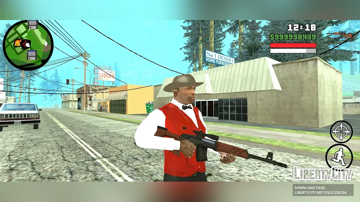 Теккен 9 Драгунов Снайпер / GTA San Andreas (iOS, Android)