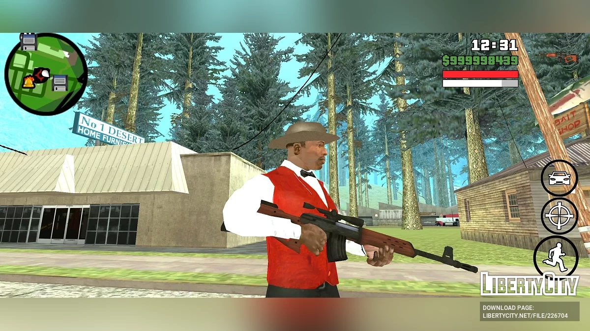 Теккен 9 Драгунов Снайпер / GTA San Andreas (iOS, Android)