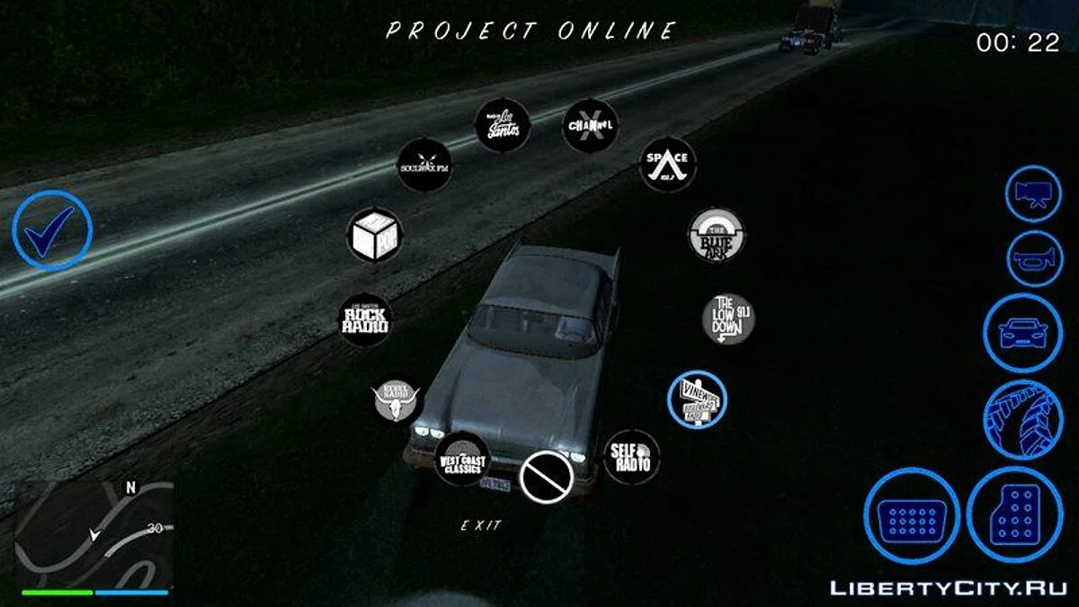 Radio like in GTA 5 / GTA San Andreas (iOS, Android)