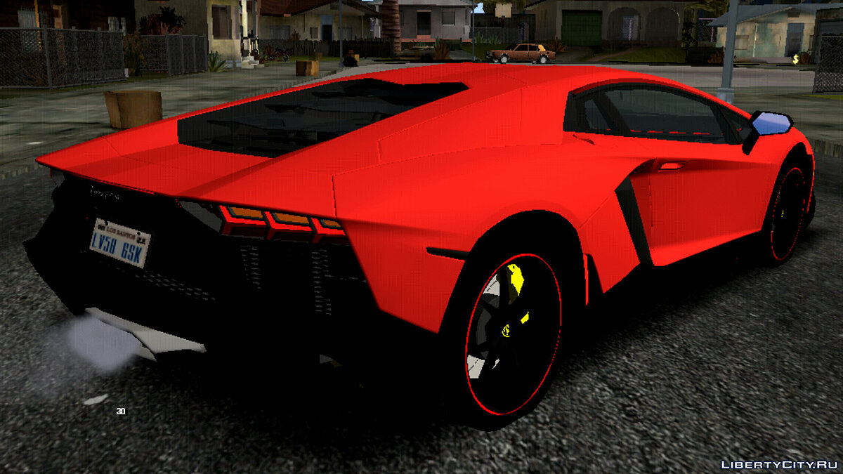 Download Lamborghini Aventador car sounds for GTA San Andreas (iOS, Android)