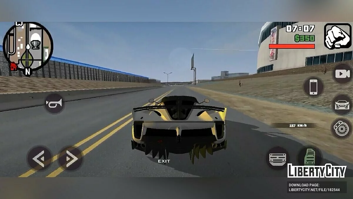 Ferrari FXX-K Evo Engine Sounds / GTA San Andreas (iOS, Android)