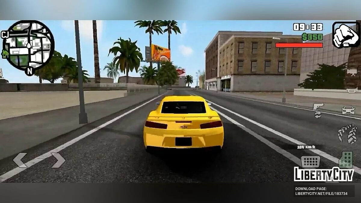 Chevrolet Camaro SS Engine Sound / GTA San Andreas (iOS, Android)