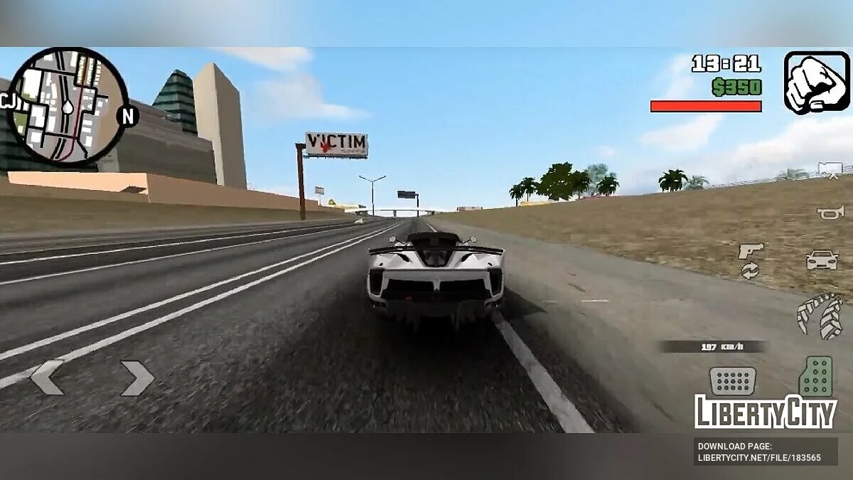 Звук двигуна Ferrari FXX-K EVO / GTA San Andreas (iOS, Android)
