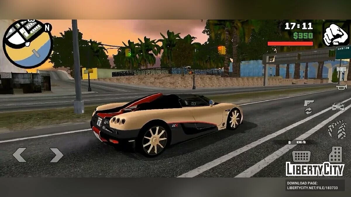 Koenigsegg CCX Engine Sound / GTA San Andreas (iOS, Android)