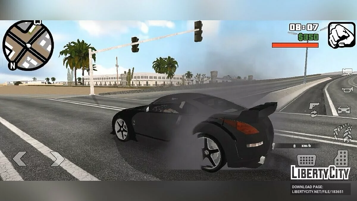 Nissan 350Z Fairlady Z Z33 Engine Sound / GTA San Andreas (iOS, Android)