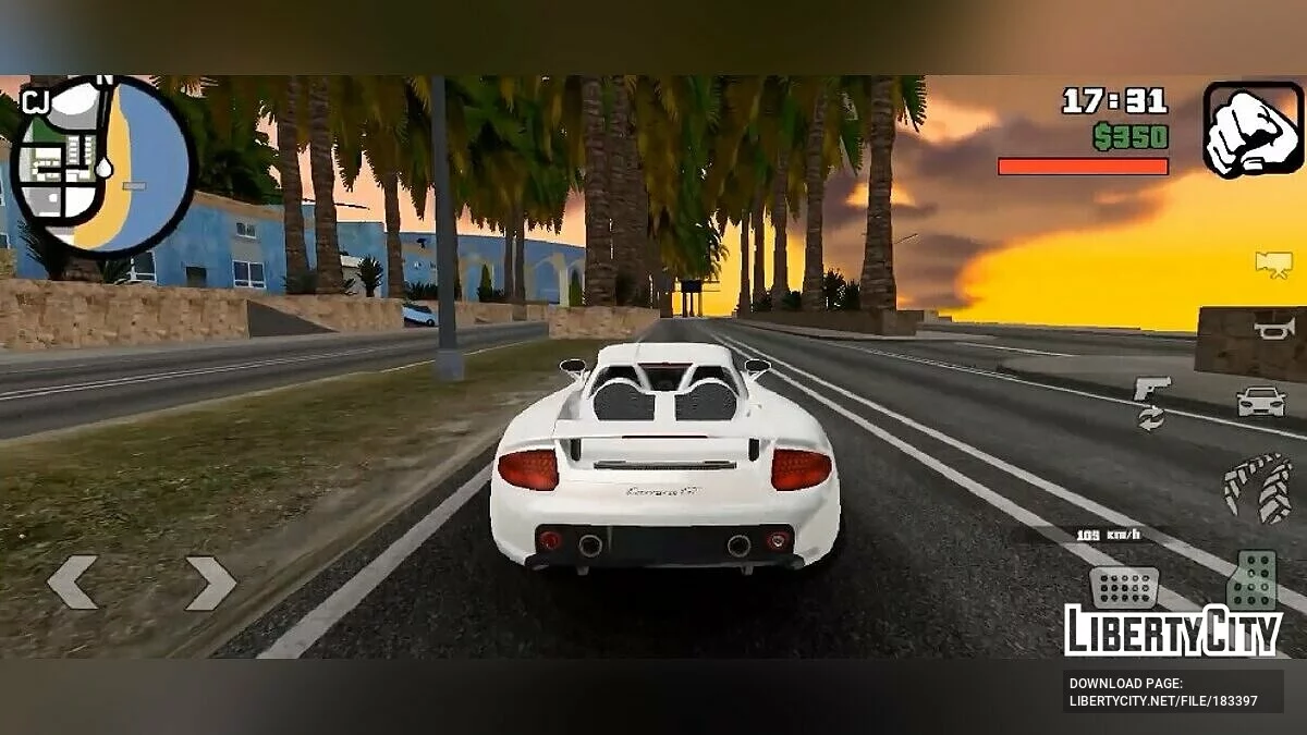 Porsche Carerra GT Motorsound / GTA San Andreas (iOS, Android)