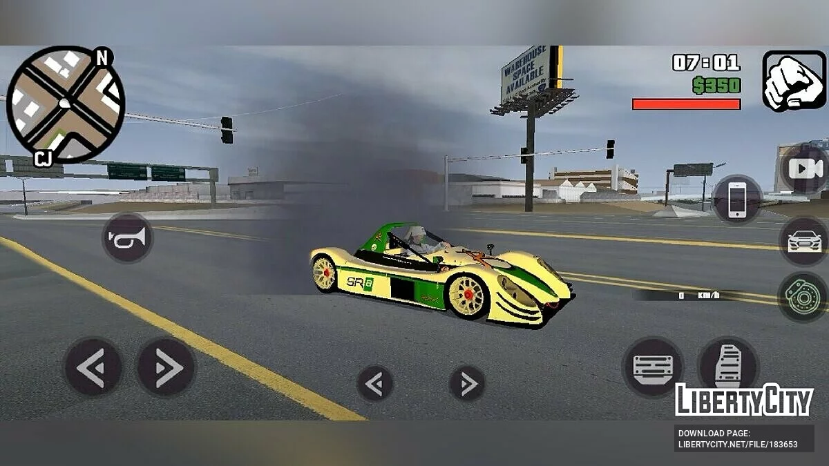 Radical SR8RX Engine Sound / GTA San Andreas (iOS, Android)