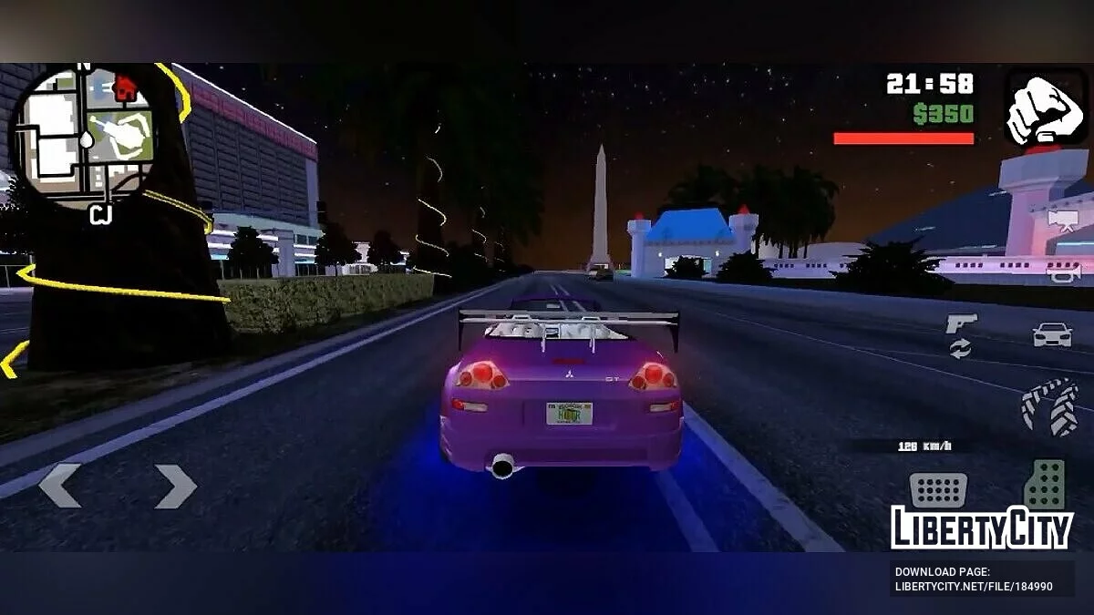 三菱 Eclipse Spyder 发动机声音 / GTA San Andreas (iOS, Android)