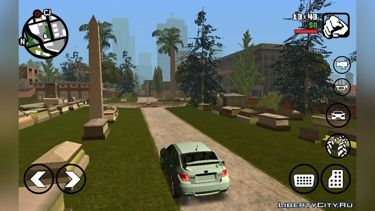 Subaru Impreza WRX STI 2011 / GTA San Andreas (iOS, Android)