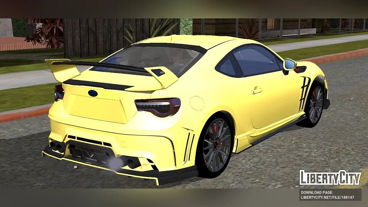 SUBARU BRZ TS Rowen RR Street Zero / GTA San Andreas (iOS, Android)
