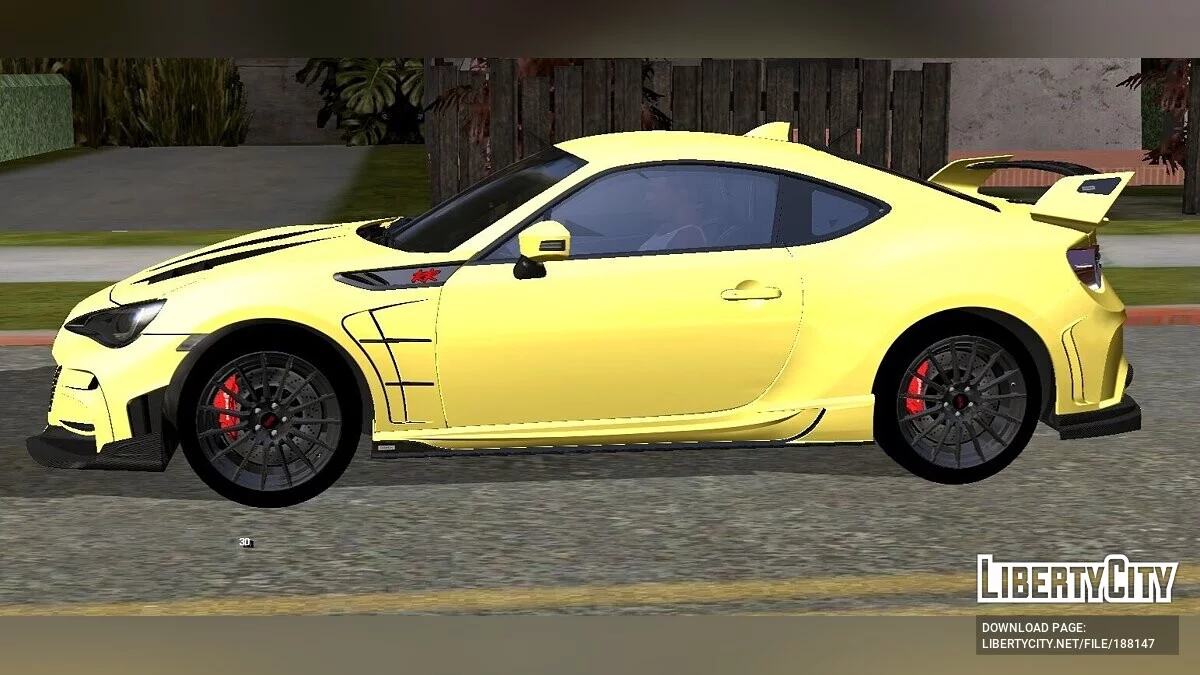 SUBARU BRZ TS Rowen RR Street Zero / GTA San Andreas (iOS, Android)