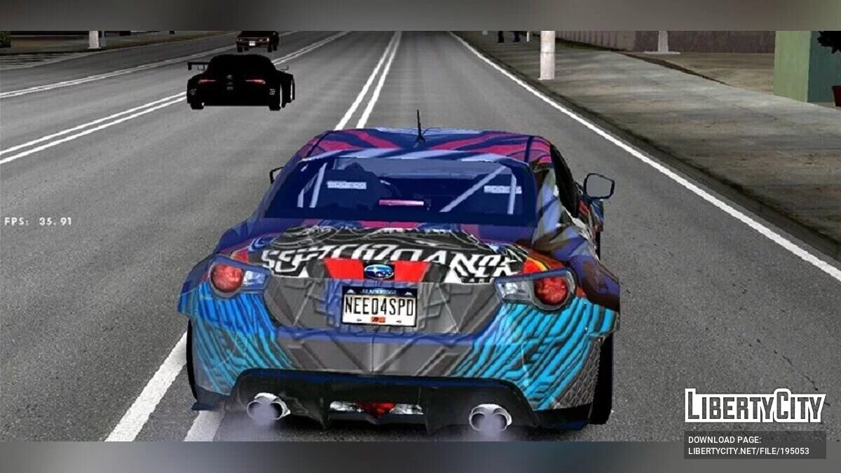 Subaru BRZ Hawk / GTA San Andreas (iOS, Android)