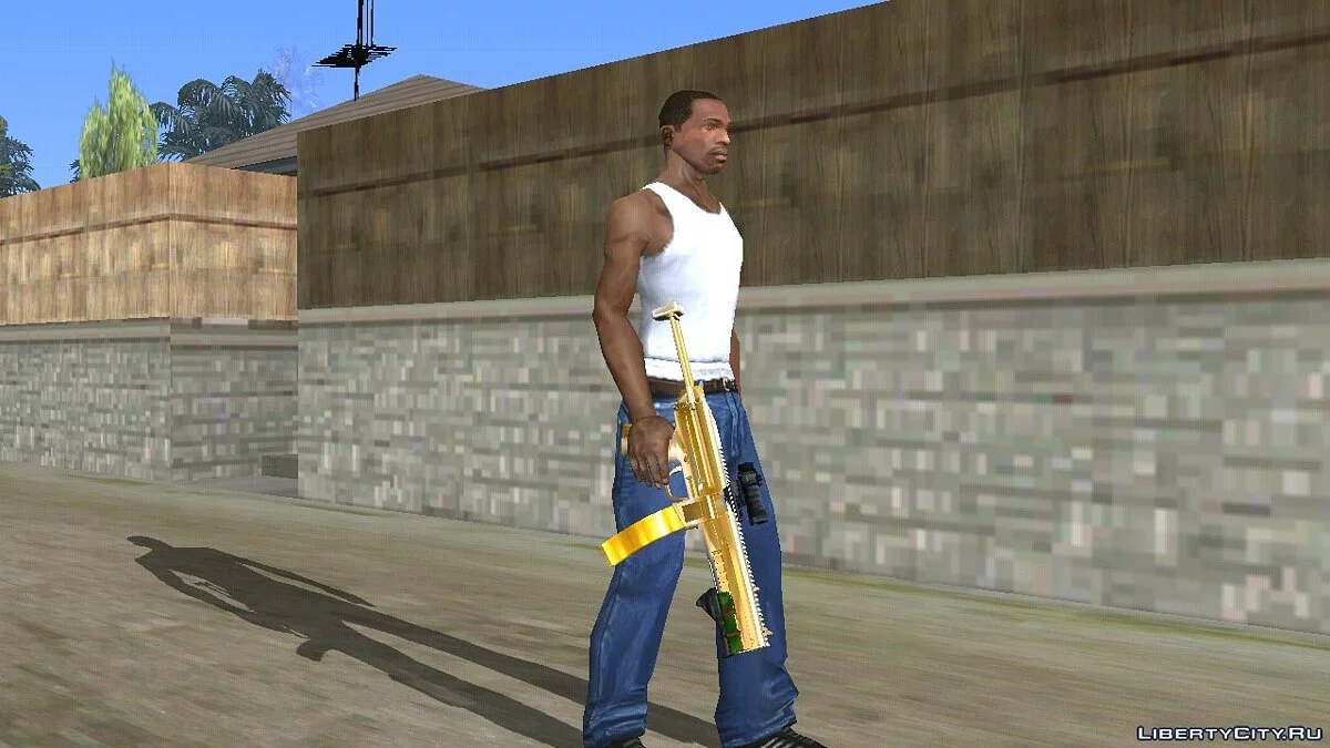 GTA 5 CombatPDW (hanya DFF) / GTA San Andreas (iOS, Android)