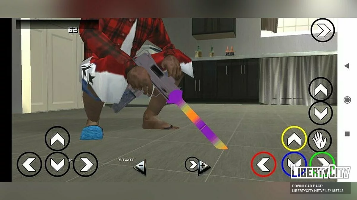Узі з бонгом / GTA San Andreas (iOS, Android)
