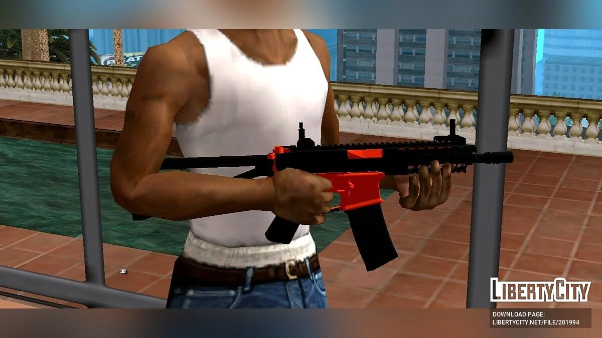 KAC-PDW (Only DFF) / GTA San Andreas (iOS, Android)