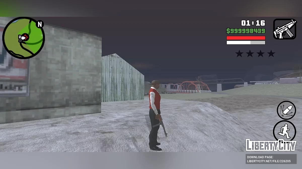 بندقية MP-41(r) / GTA سان أندرياس (iOS، أندرويد)