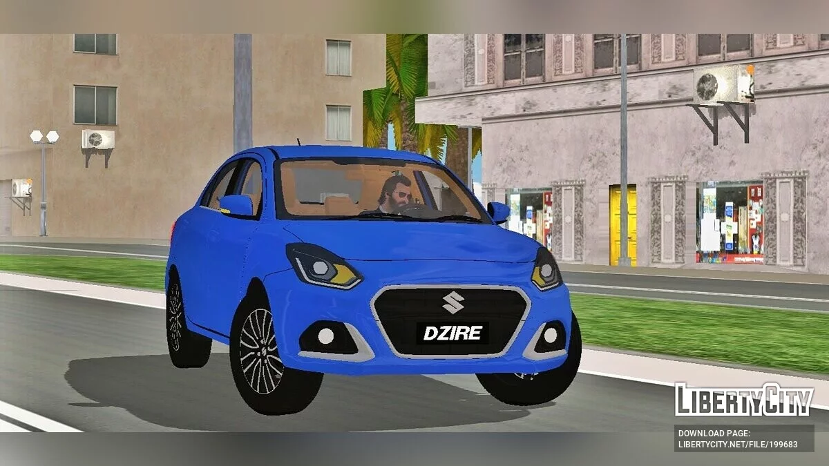 Maruti Suzuki Swift Dzire 2023 (только DFF) / GTA San Andreas (iOS, Android)