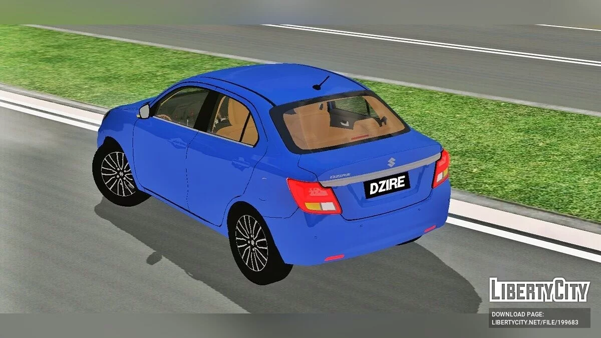 Maruti Suzuki Swift Dzire 2023 (только DFF) / GTA San Andreas (iOS, Android)