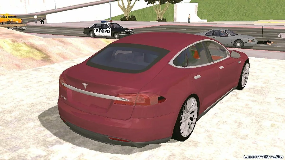 2016 Tesla Model E (DFF only) / GTA San Andreas (iOS, Android)