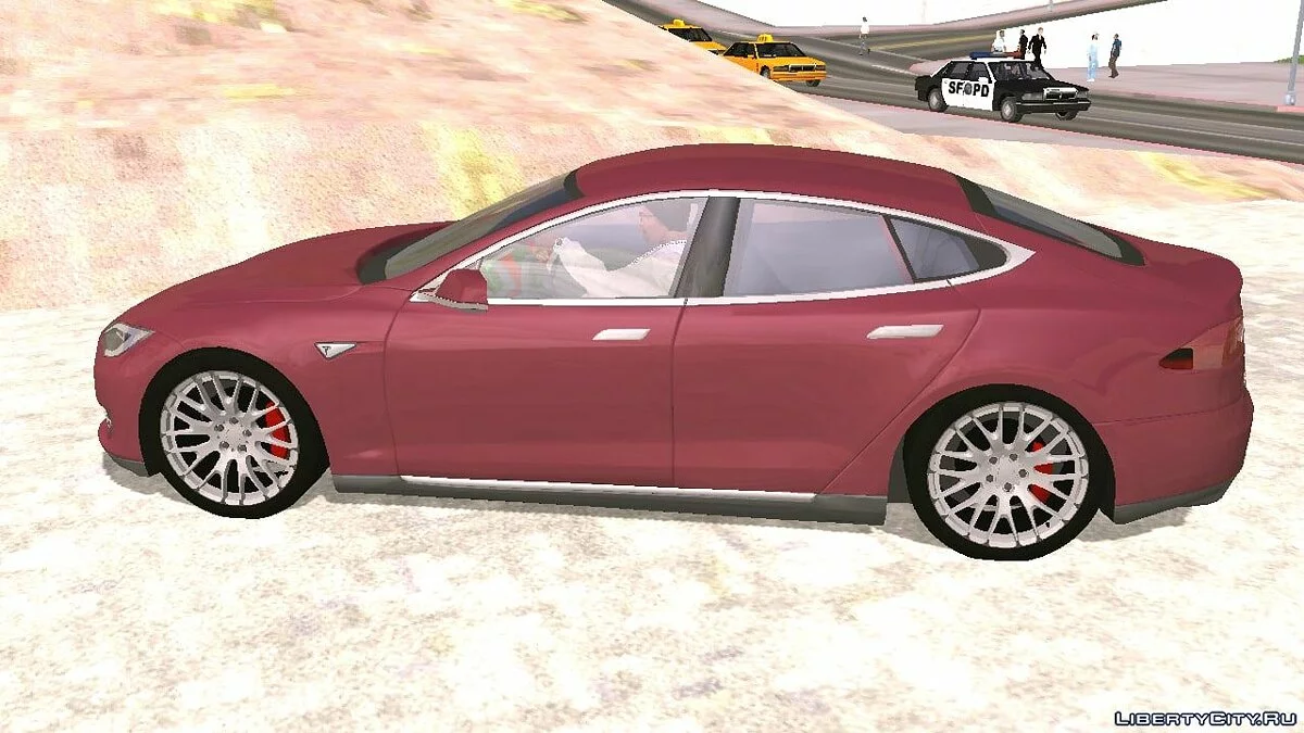 2016 Tesla Model E (DFF only) / GTA San Andreas (iOS, Android)