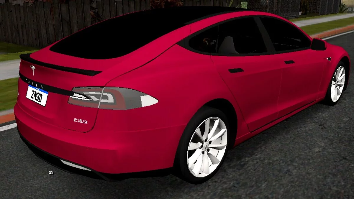 TESLA P90D (hanya DFF) / GTA San Andreas (iOS, Android)