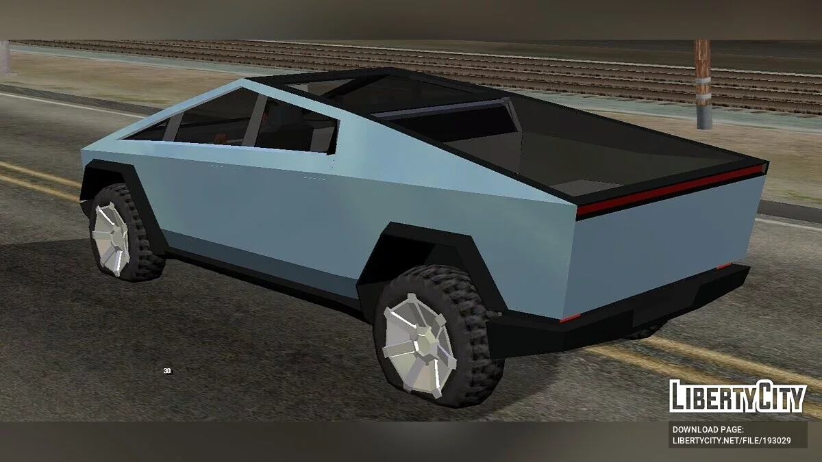 Tesla Cybertruck (только DFF) / GTA San Andreas (iOS, Android)