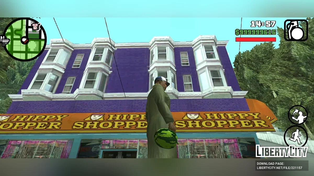 Granat z arbuza / GTA San Andreas (iOS, Android)