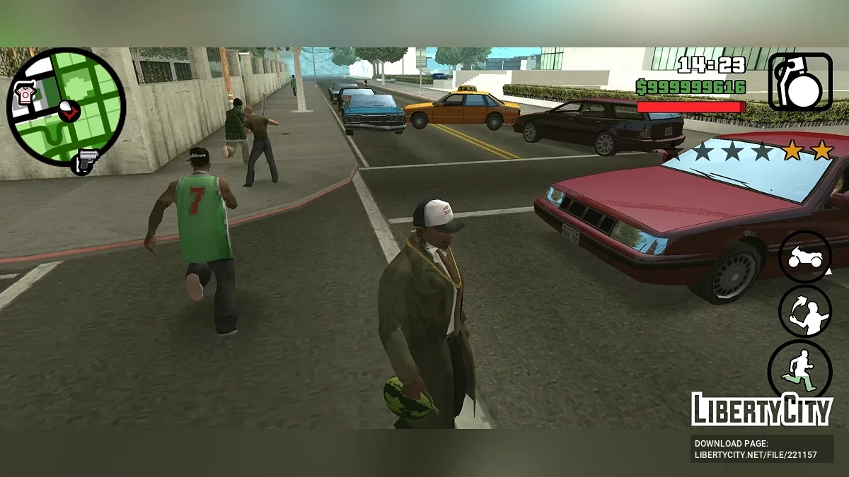 Granat z arbuza / GTA San Andreas (iOS, Android)