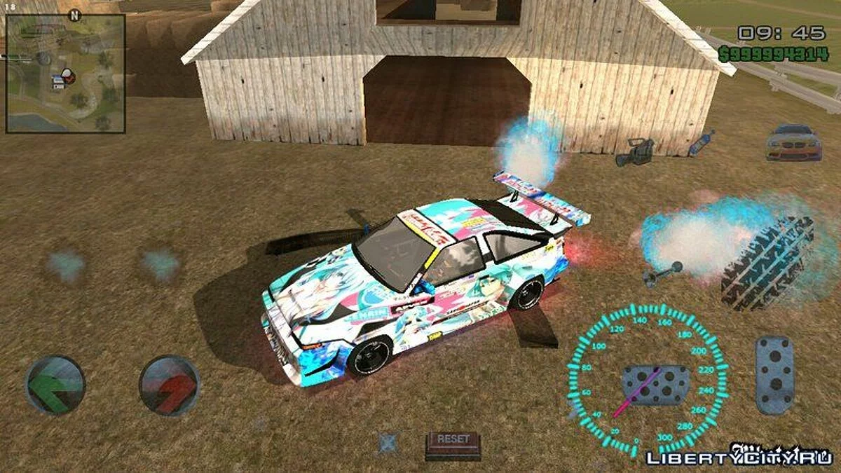 Toyota AE86 Initial D Miku Racing Edition / GTA San Andreas (iOS, Android)