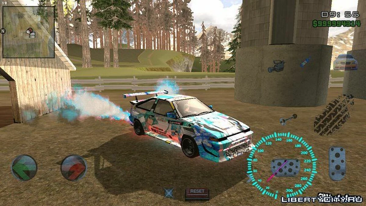 Toyota AE86 Initial D Miku Racing Edition / GTA San Andreas (iOS, Android)