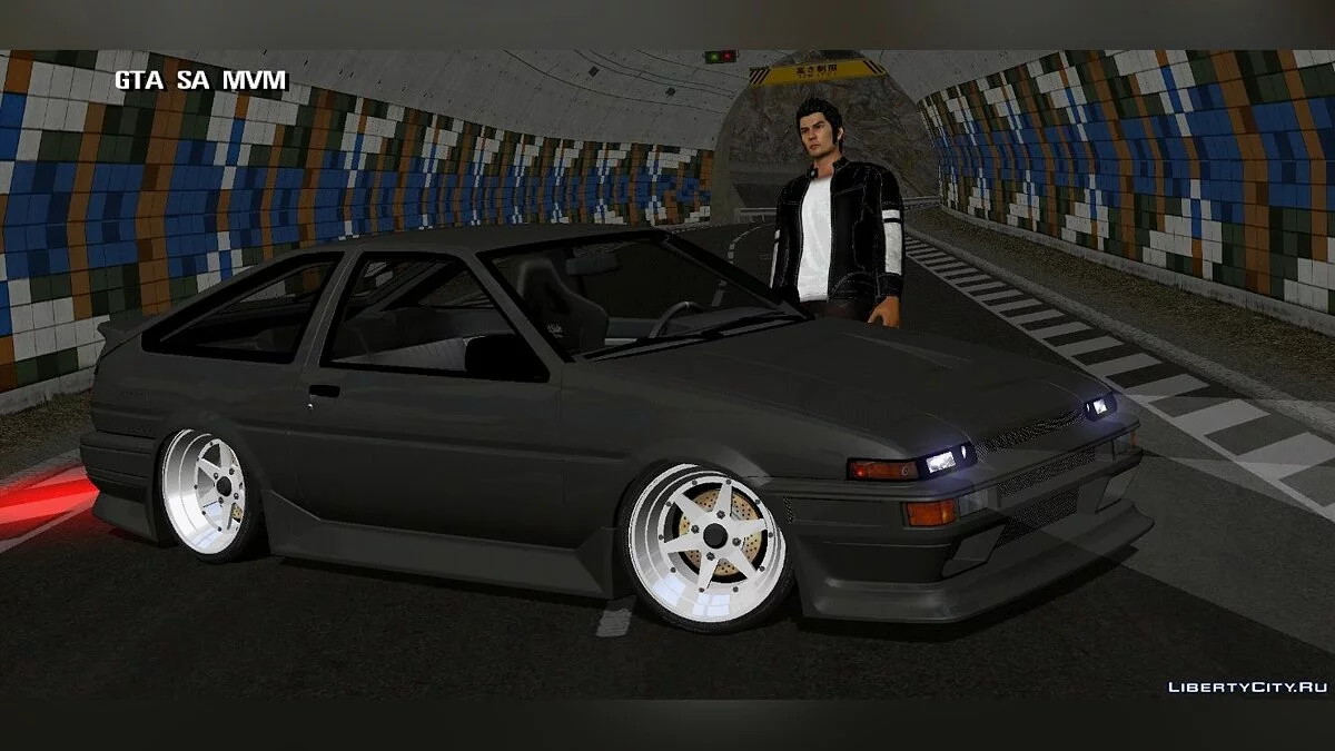 Toyota AE86 + vinyles / GTA San Andreas (iOS, Android)