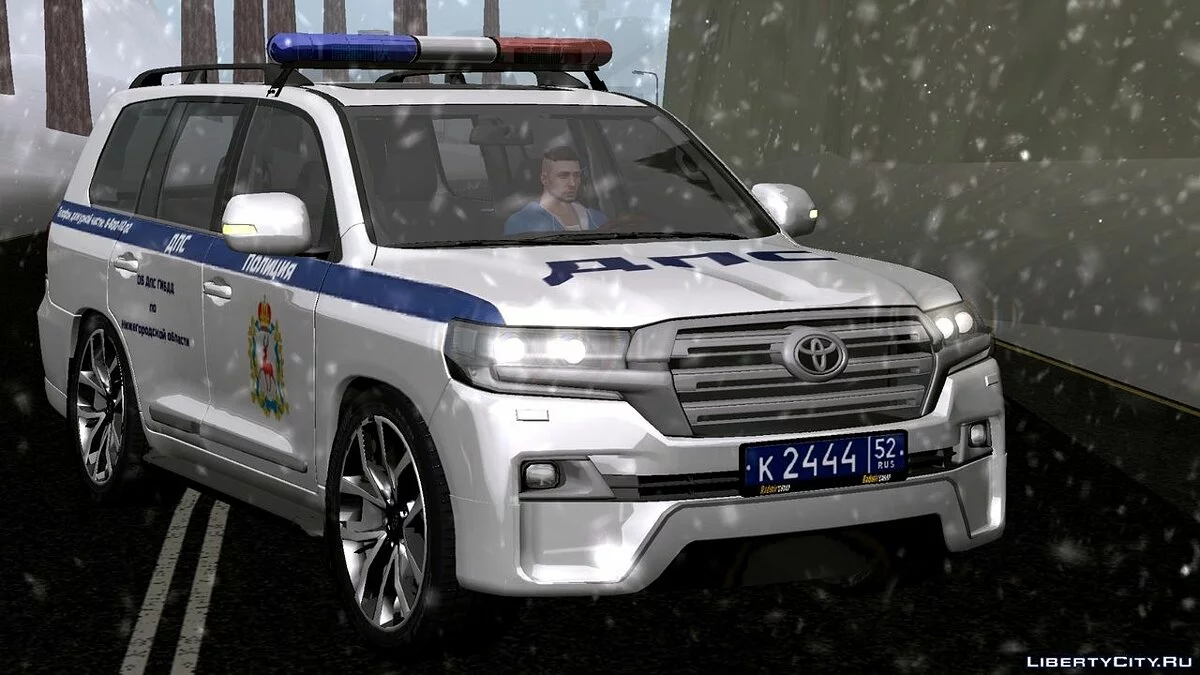 Toyota Land Cruiser (Polizei) / GTA San Andreas (iOS, Android)