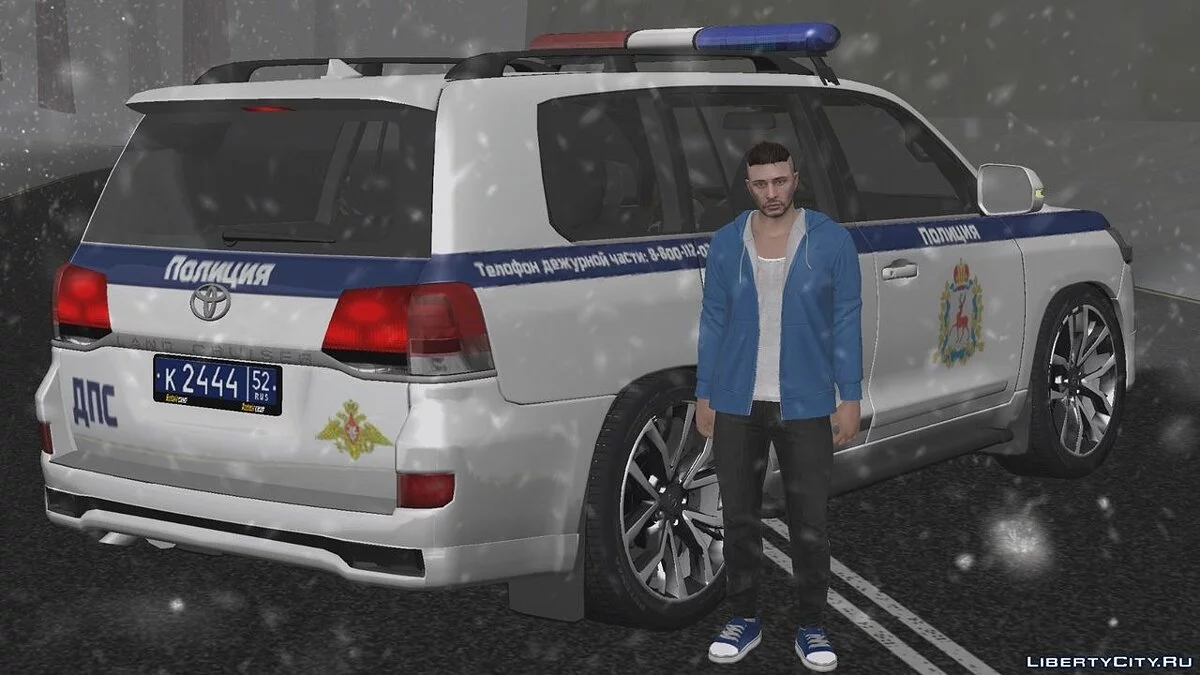 Toyota Land Cruiser (Polizei) / GTA San Andreas (iOS, Android)