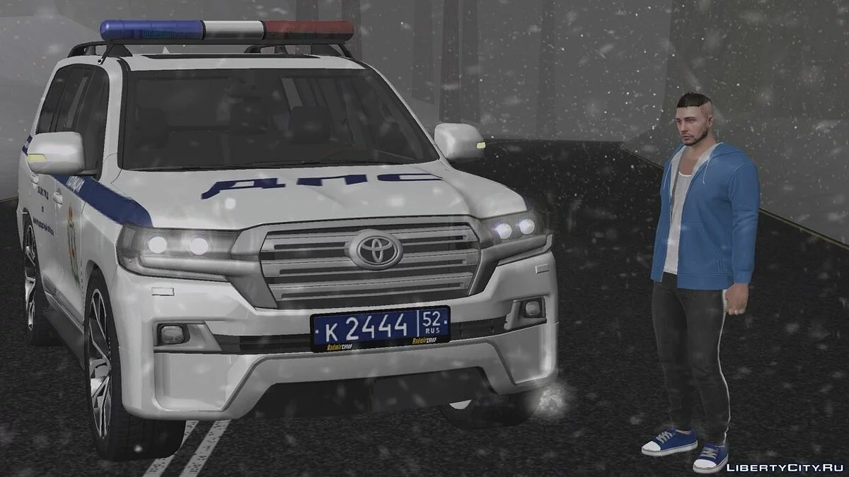 Toyota Land Cruiser (Polizei) / GTA San Andreas (iOS, Android)