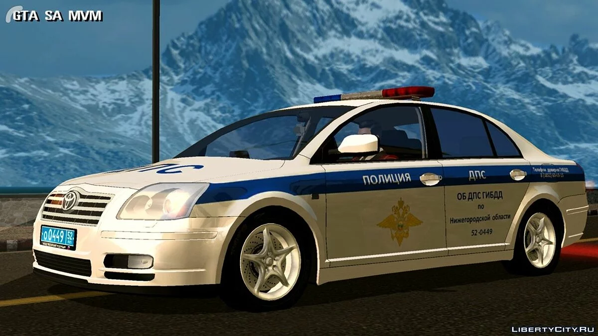 Toyota Avensis - Поліція / GTA San Andreas (iOS, Android)