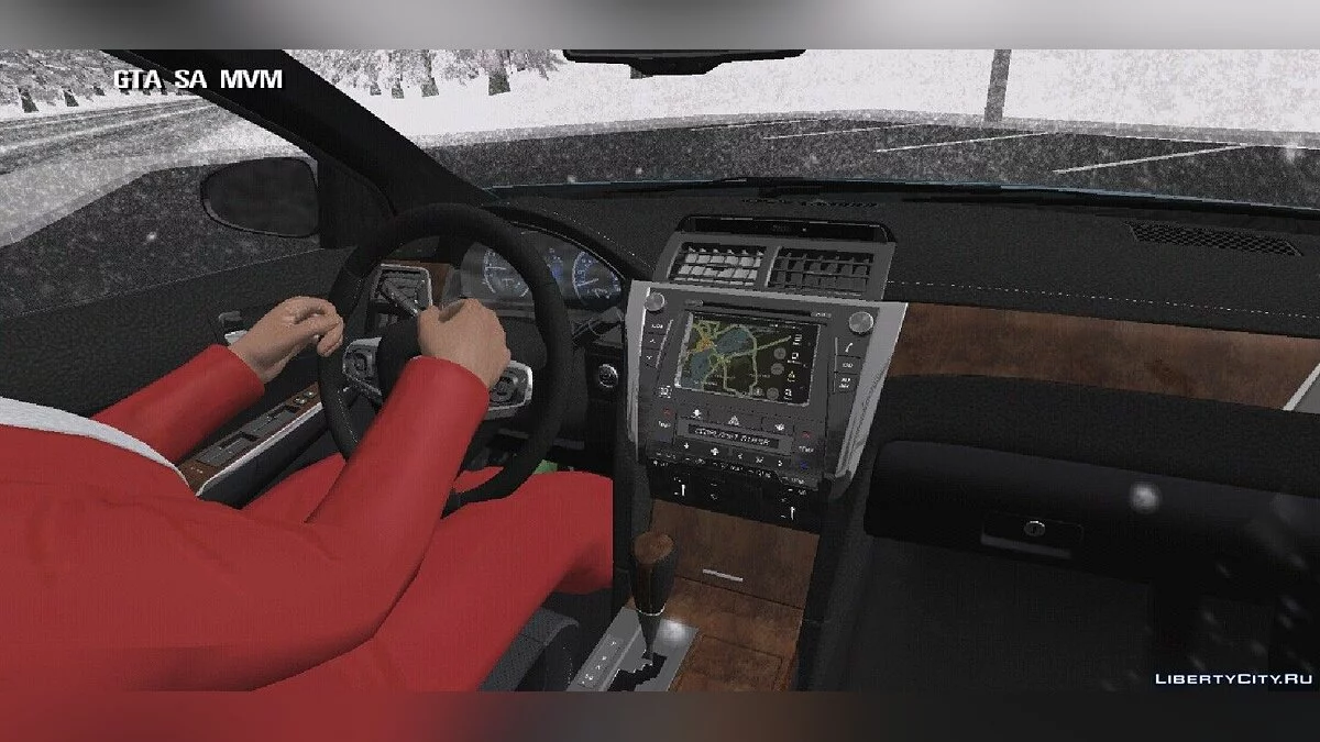 Toyota Camry — winter version / GTA San Andreas (iOS, Android)