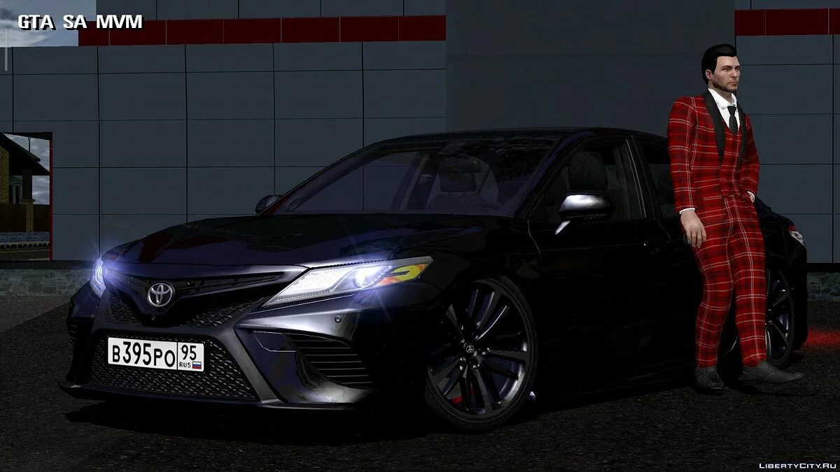 Toyota Camry 2018 — Stock and Police / GTA San Andreas (iOS, Android)