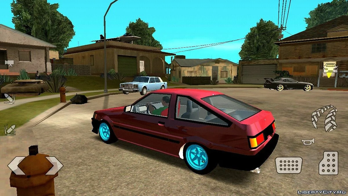 Toyota Corolla Levin (AE86) (тільки DFF) / GTA San Andreas (iOS, Android)