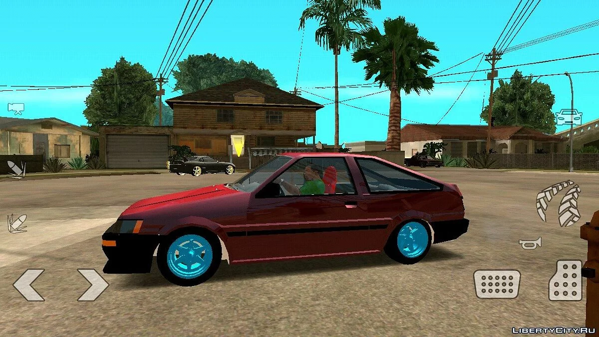 Toyota Corolla Levin (AE86) (тільки DFF) / GTA San Andreas (iOS, Android)